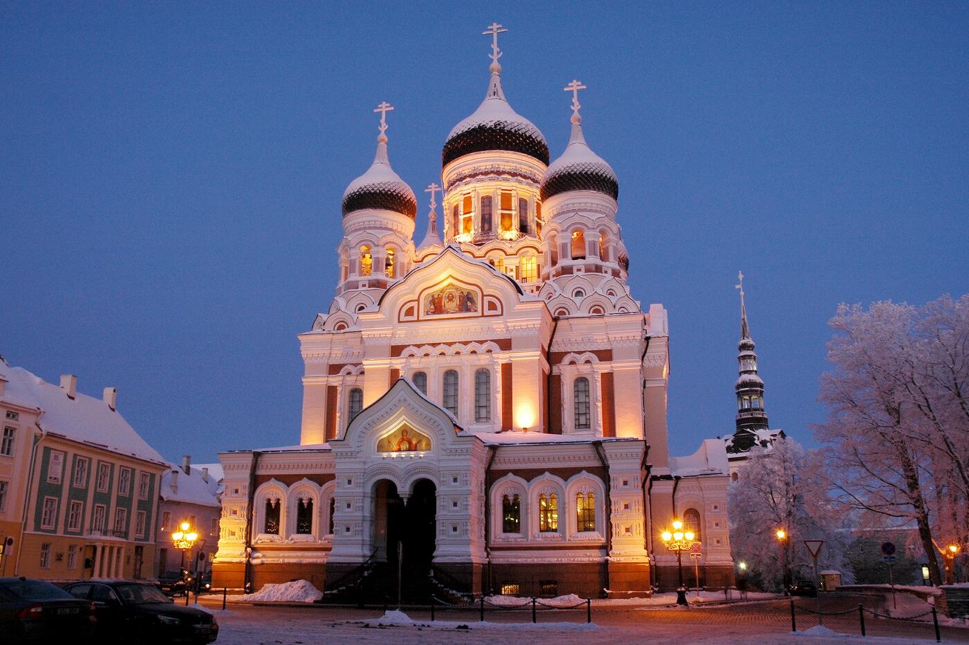 Главный храм ЭПЦ МП - Кафедральный собор во имя святого благоверного великого князя Александра Невского в городе Таллинне