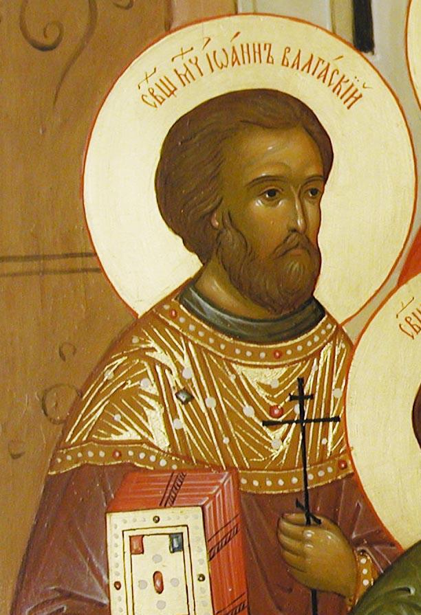 Священномученик Иоанн (Петтай), пресвитер Валгаский на иконе "Собор всех святых земли Эстонской"