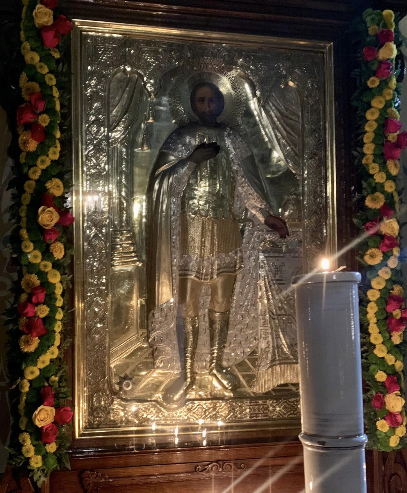 Икона святого благоверного князя Александра Невского