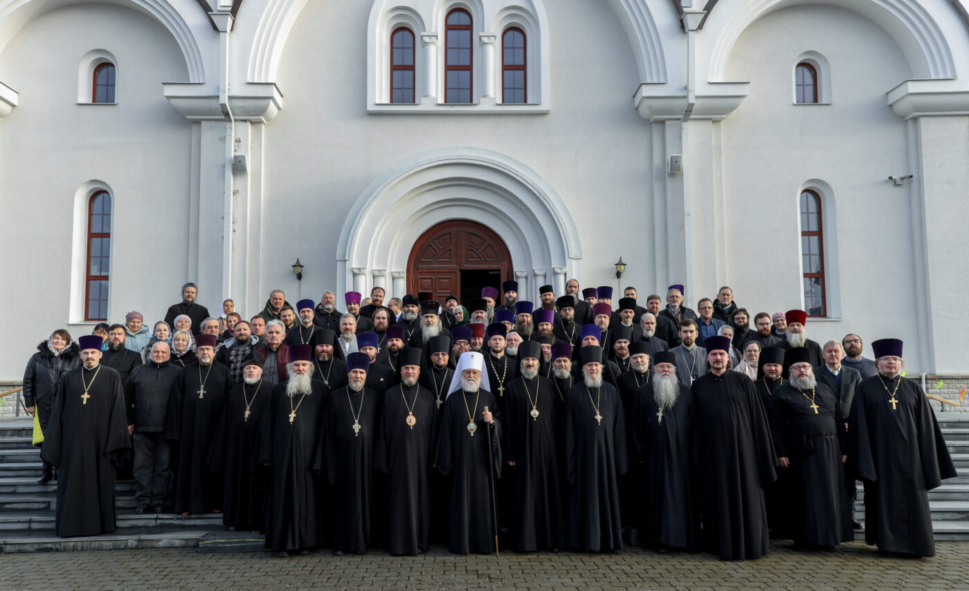 Делегаты Собора Эстонской Православной Церкви 