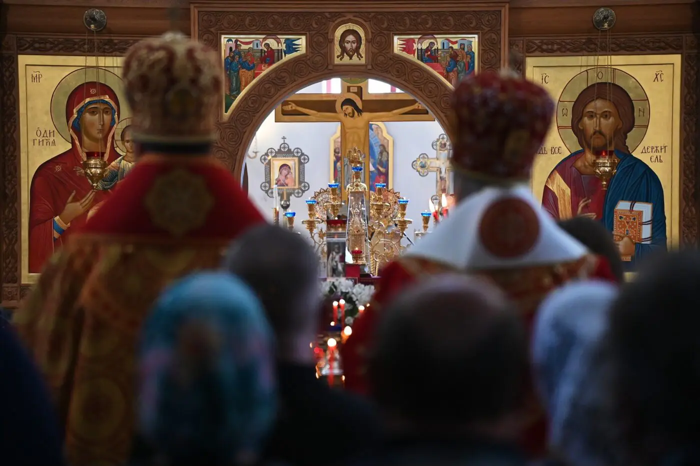 Отпевание протоиерея Бориса Мерлина