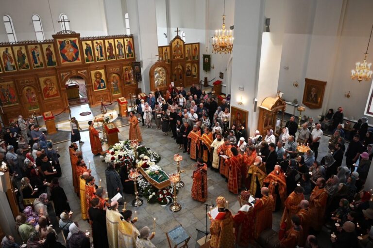 Отпевание протоиерея Бориса Мерлина