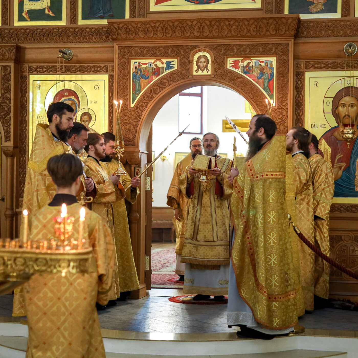 Литургия перед началом Епархиального собрания