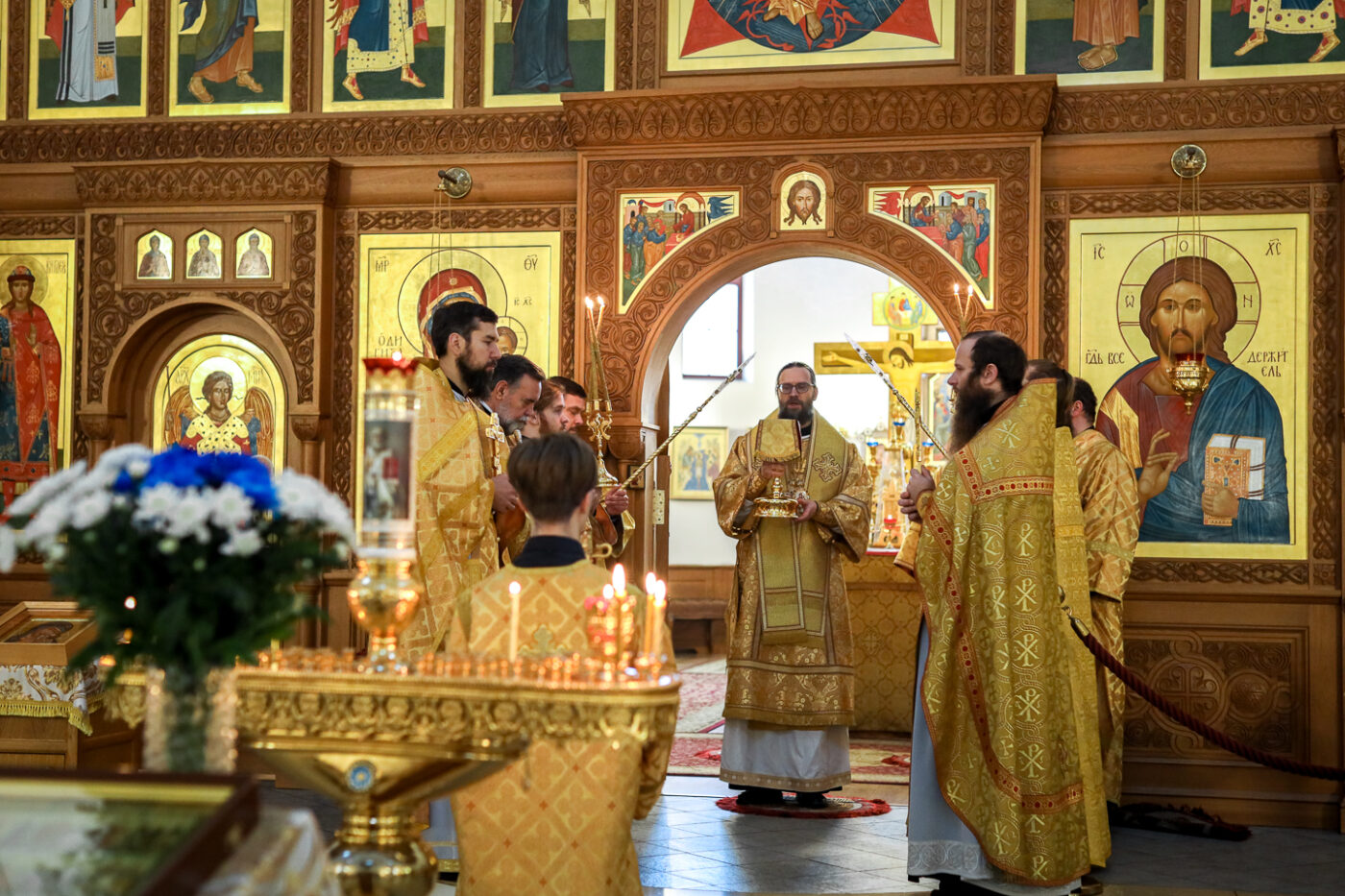 Литургия перед началом Епархиального собрания