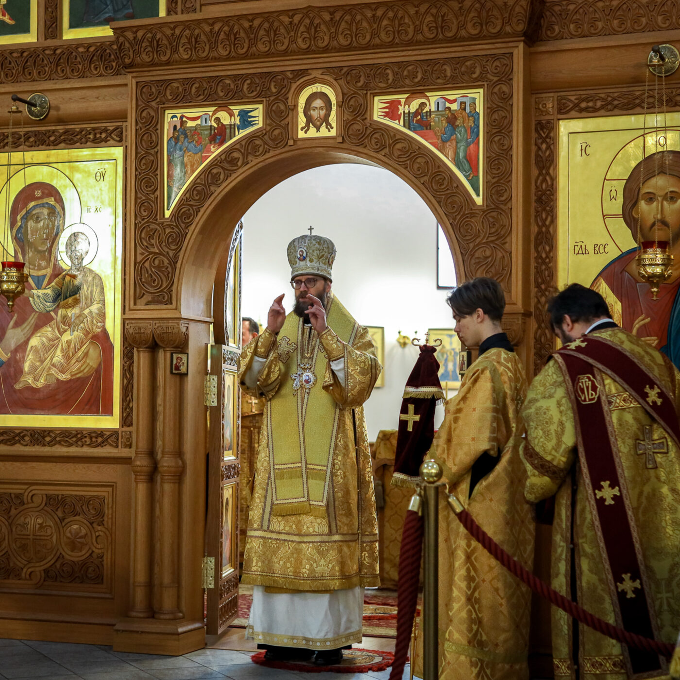 Литургия перед началом Епархиального собрания