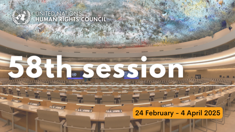 UN Human Rights Council 58th session