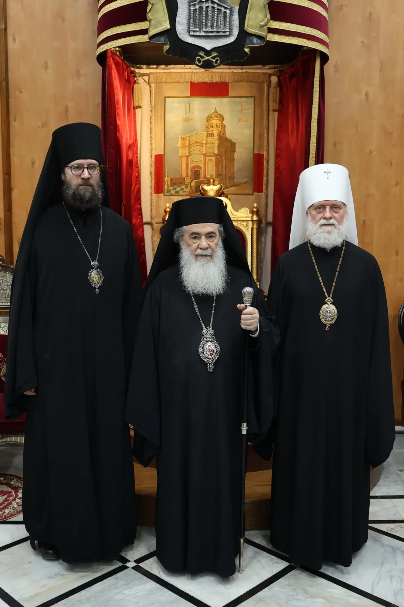 Встреча с Патриархом Иерусалимским Феофилом
