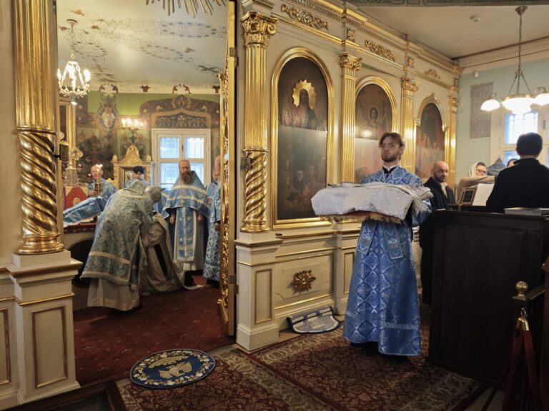 Литургия в церкви Рождества Богородицы г. Таллинна 15.02.2026. Хиротония диакона Павла Косякова во священника