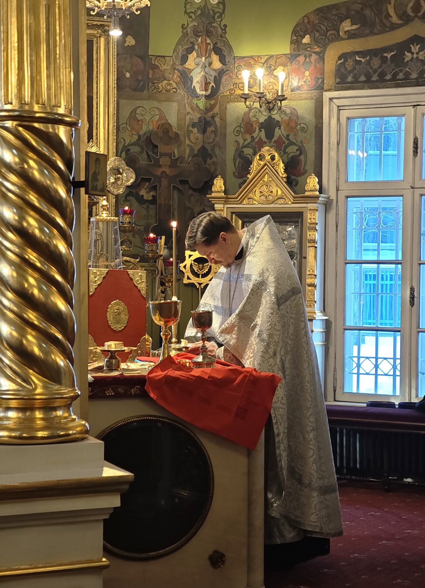 Литургия в церкви Рождества Богородицы г. Таллинна 15.02.2026