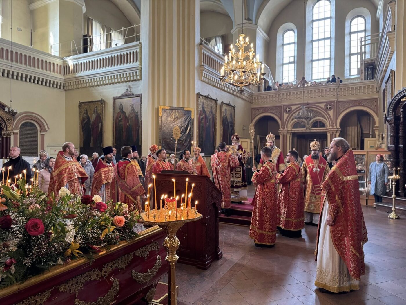 Литургия в Пречистенском соборе 26.04.2026