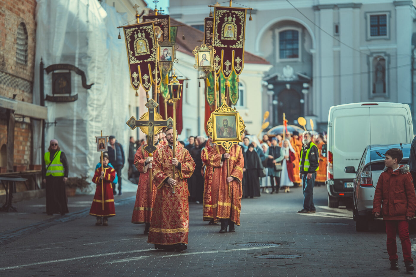 Крестный ход с мощами святых Виленских мучеников