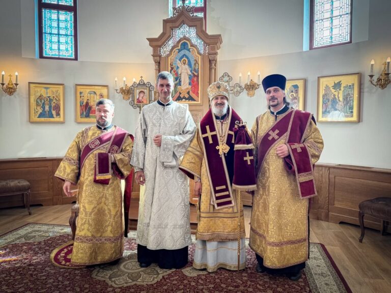 Диаконская хиротония Николая Калинина